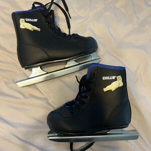 Toddler 10 double blade ice skates EUC